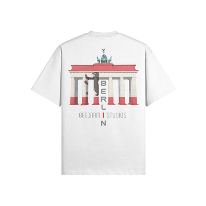 N°7018 | LES LUMIÈRES DE LA PORTE DE BRANDENBOURG | T-SHIRT SURDIMENSIONNÉ | UNISEXE | ÉDITION LIMITÉE