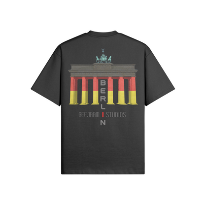 N°7019 | LES LUMIÈRES DE LA PORTE DE BRANDENBOURG | T-SHIRT SURDIMENSIONNÉ | UNISEXE | ÉDITION LIMITÉE