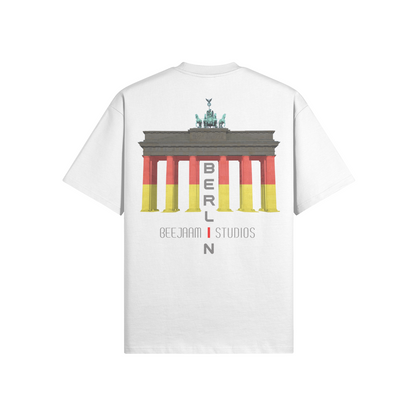 N°7019 | LES LUMIÈRES DE LA PORTE DE BRANDENBOURG | T-SHIRT SURDIMENSIONNÉ | UNISEXE | ÉDITION LIMITÉE