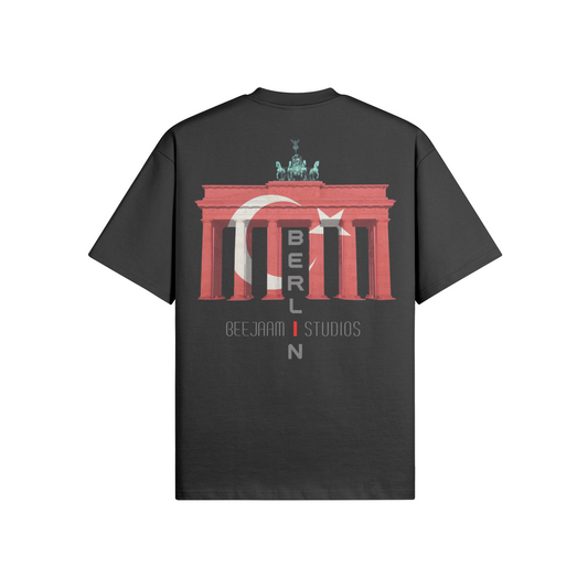 No.7022 | LES LUMIÈRES DE LA PORTE DE BRANDENBOURG | T-SHIRT SURDIMENSIONNÉ | UNISEXE | ÉDITION LIMITÉE