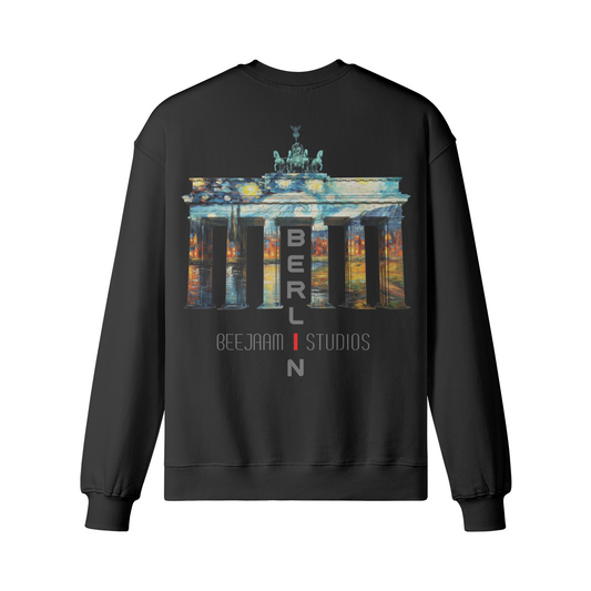 No.7203 | LES LUMIÈRES DE LA PORTE DE BRANDENBOURG | SWEAT-SHIRT SURDIMENSIONNÉ | UNISEXE | ÉDITION LIMITÉE