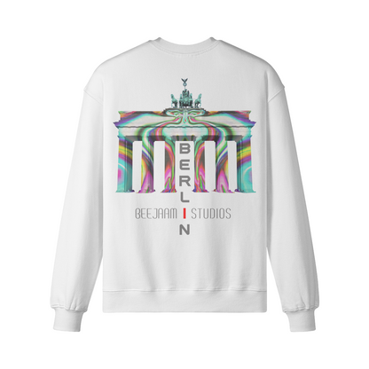 No.7205 | LES LUMIÈRES DE LA PORTE DE BRANDENBOURG | SWEAT-SHIRT SURDIMENSIONNÉ | UNISEXE | ÉDITION LIMITÉE