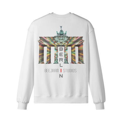 No.7206 | LES LUMIÈRES DE LA PORTE DE BRANDENBOURG | SWEAT-SHIRT SURDIMENSIONNÉ | UNISEXE | ÉDITION LIMITÉE