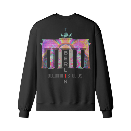 No.7207 | LES LUMIÈRES DE LA PORTE DE BRANDENBOURG | SWEAT-SHIRT SURDIMENSIONNÉ | UNISEXE | ÉDITION LIMITÉE