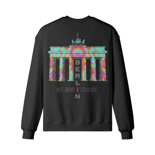 No.7208 | LES LUMIÈRES DE LA PORTE DE BRANDENBOURG | SWEAT-SHIRT SURDIMENSIONNÉ | UNISEXE | ÉDITION LIMITÉE