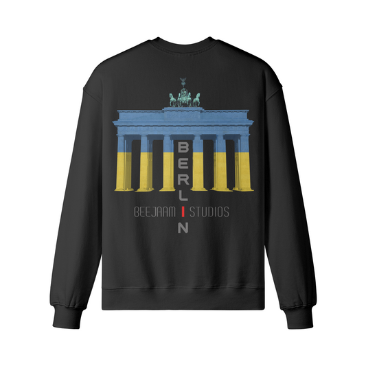 No.7212 | LES LUMIÈRES DE LA PORTE DE BRANDENBOURG | SWEAT-SHIRT SURDIMENSIONNÉ | UNISEXE | ÉDITION LIMITÉE