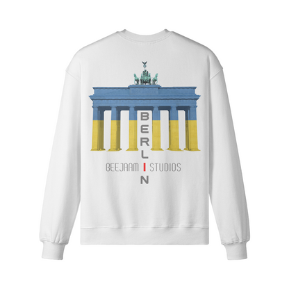 No.7212 | LES LUMIÈRES DE LA PORTE DE BRANDENBOURG | SWEAT-SHIRT SURDIMENSIONNÉ | UNISEXE | ÉDITION LIMITÉE