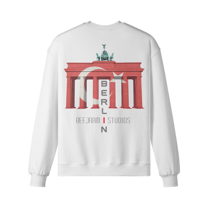 No.7214 | LES LUMIÈRES DE LA PORTE DE BRANDENBOURG | SWEAT-SHIRT SURDIMENSIONNÉ | UNISEXE | ÉDITION LIMITÉE