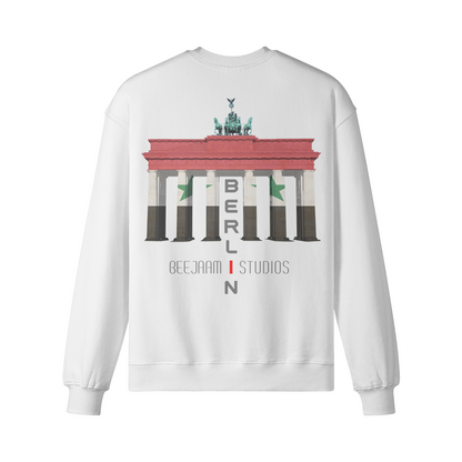 No.7215 | LES LUMIÈRES DE LA PORTE DE BRANDENBOURG | SWEAT-SHIRT SURDIMENSIONNÉ | UNISEXE | ÉDITION LIMITÉE