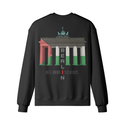 No.7216 | LES LUMIÈRES DE LA PORTE DE BRANDENBOURG | SWEAT-SHIRT SURDIMENSIONNÉ | UNISEXE | ÉDITION LIMITÉE