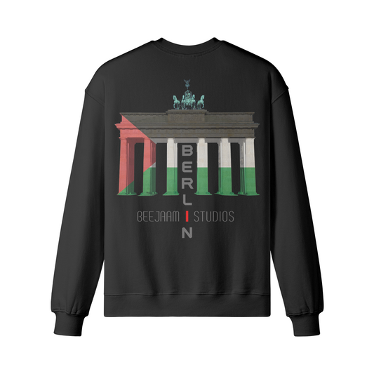 No.7216 | LES LUMIÈRES DE LA PORTE DE BRANDENBOURG | SWEAT-SHIRT SURDIMENSIONNÉ | UNISEXE | ÉDITION LIMITÉE
