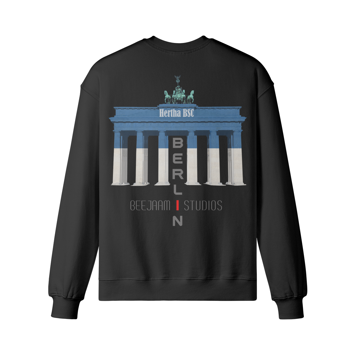 No.7218 | THE LIGHTS OF THE BRANDENBURG GATE | OVERSIZED SWEATSHIRT | UNISEX | LIMITED EDITION