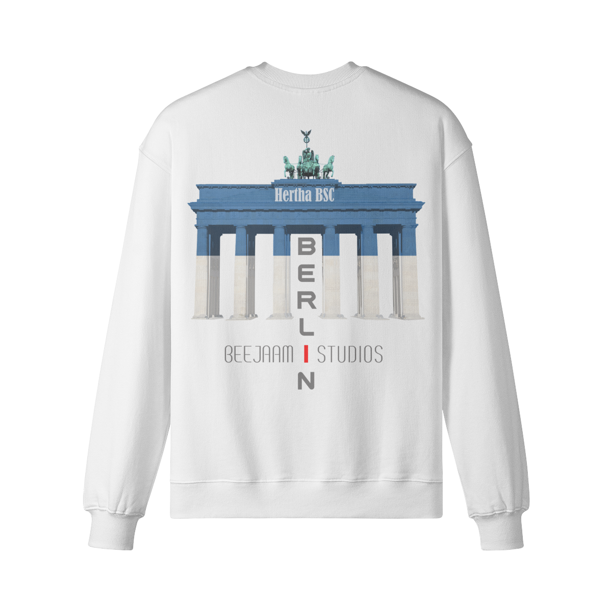 No.7218 | THE LIGHTS OF THE BRANDENBURG GATE | OVERSIZED SWEATSHIRT | UNISEX | LIMITED EDITION
