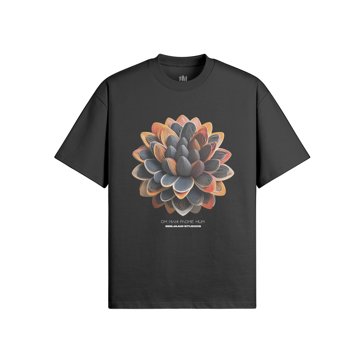 Nr. 4006 | MANTRA-GLOBEN | ÜBERGRÖSSE T-SHIRT | UNISEX | LIMITIERTE AUFLAGE