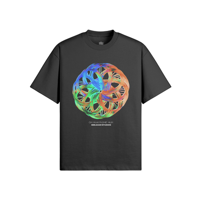 No.4009 | MANTRA GLOBES | OVERSIZED TEE | UNISEX | LIMITED EDITION