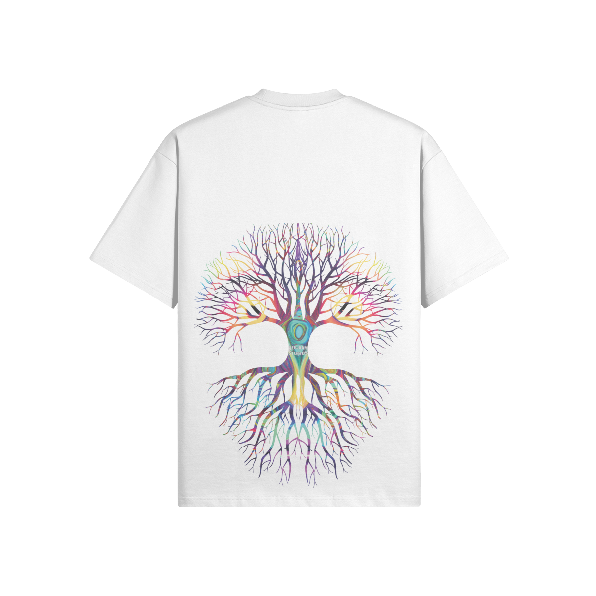 N°3015 | ARBRE DE L'APRÈS-VIE | UNISEXE | T-SHIRT SURDIMENSIONNÉ | ÉDITION LIMITÉE