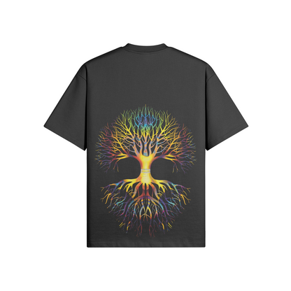 N°3021 | ARBRE DE L'APRÈS-VIE | UNISEXE | T-SHIRT SURDIMENSIONNÉ | ÉDITION LIMITÉE