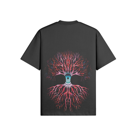 N°3025 | ARBRE DE L'APRÈS-VIE | UNISEXE | T-SHIRT SURDIMENSIONNÉ | ÉDITION LIMITÉE
