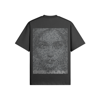 N°2033 | CARRÉS VIVANTS | UNISEXE | T-SHIRT SURDIMENSIONNÉ | ÉDITION LIMITÉE
