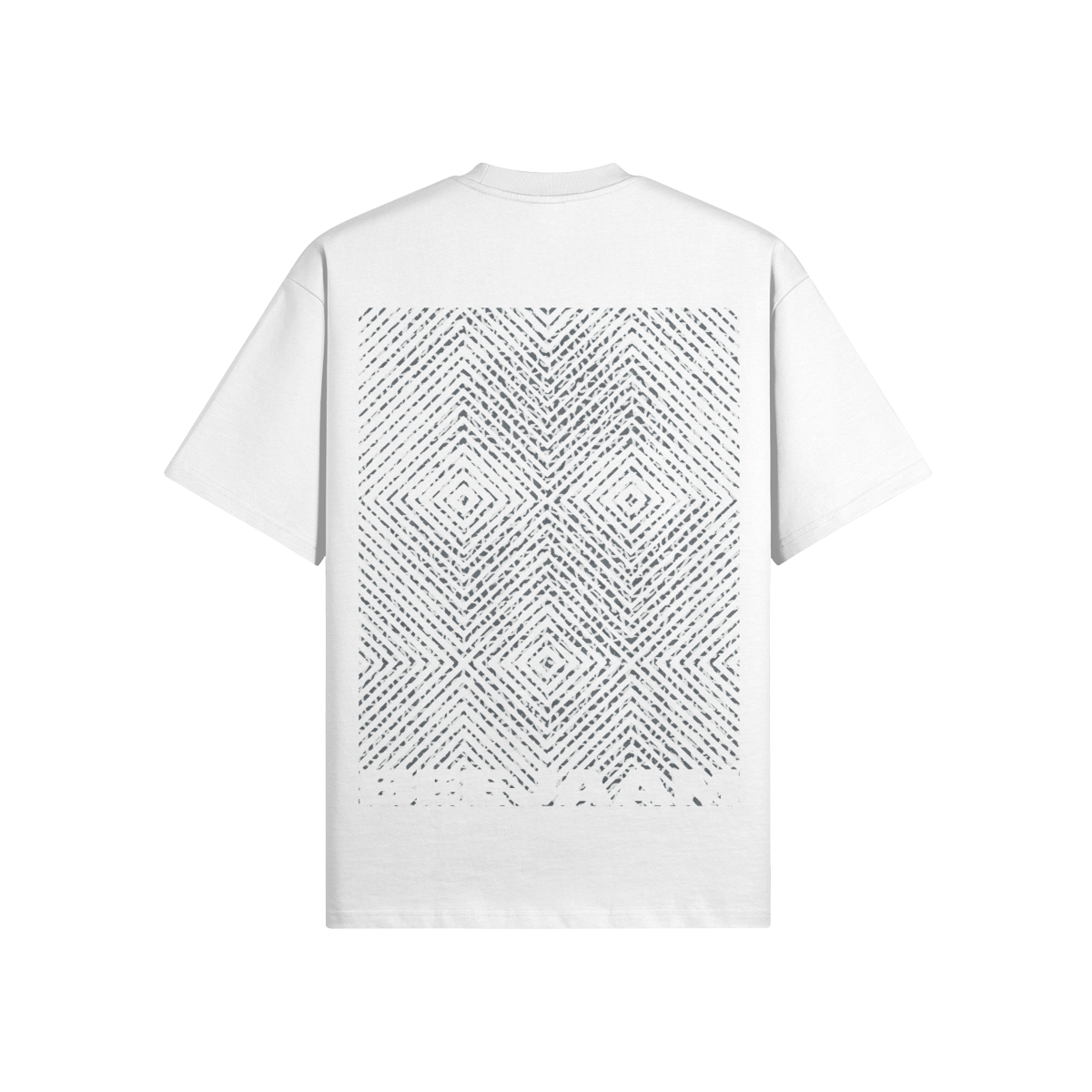 N°2033 | CARRÉS VIVANTS | UNISEXE | T-SHIRT SURDIMENSIONNÉ | ÉDITION LIMITÉE
