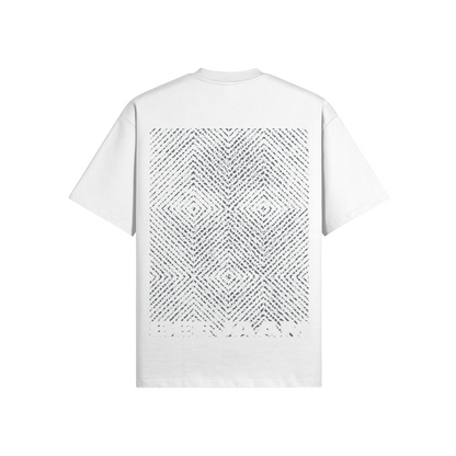 N°2033 | CARRÉS VIVANTS | UNISEXE | T-SHIRT SURDIMENSIONNÉ | ÉDITION LIMITÉE