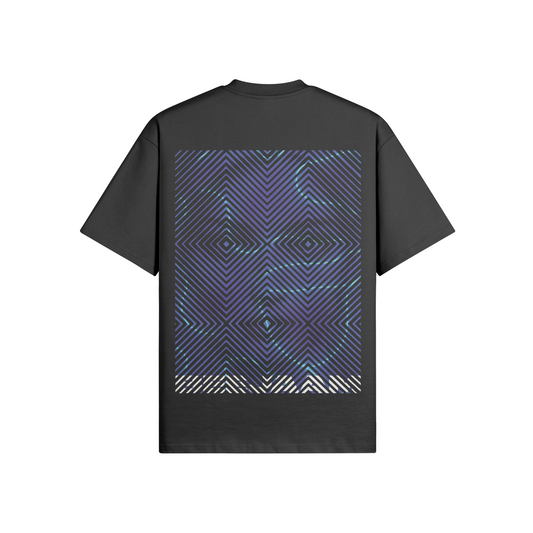 N°2032 | CARRÉS VIVANTS | UNISEXE | T-SHIRT SURDIMENSIONNÉ | ÉDITION LIMITÉE