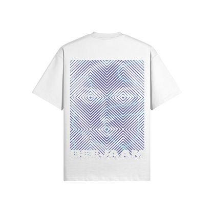 N°2032 | CARRÉS VIVANTS | UNISEXE | T-SHIRT SURDIMENSIONNÉ | ÉDITION LIMITÉE