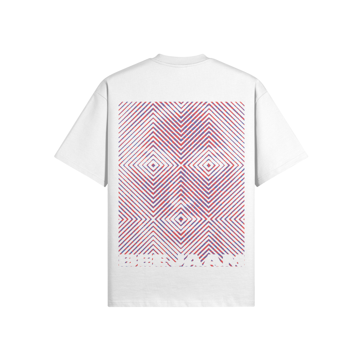 N°2031 | CARRÉS VIVANTS | UNISEXE | T-SHIRT SURDIMENSIONNÉ | ÉDITION LIMITÉE