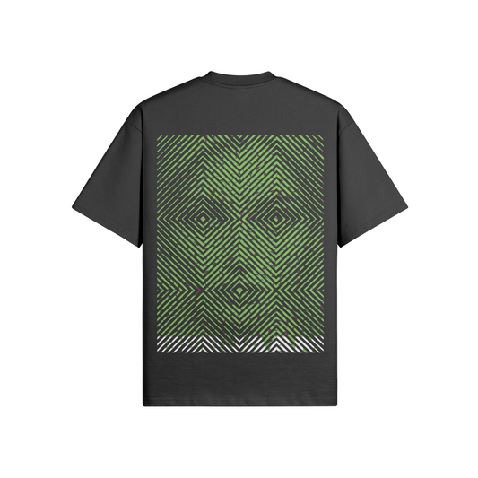 N°2029 | CARRÉS VIVANTS | UNISEXE | T-SHIRT SURDIMENSIONNÉ | ÉDITION LIMITÉE