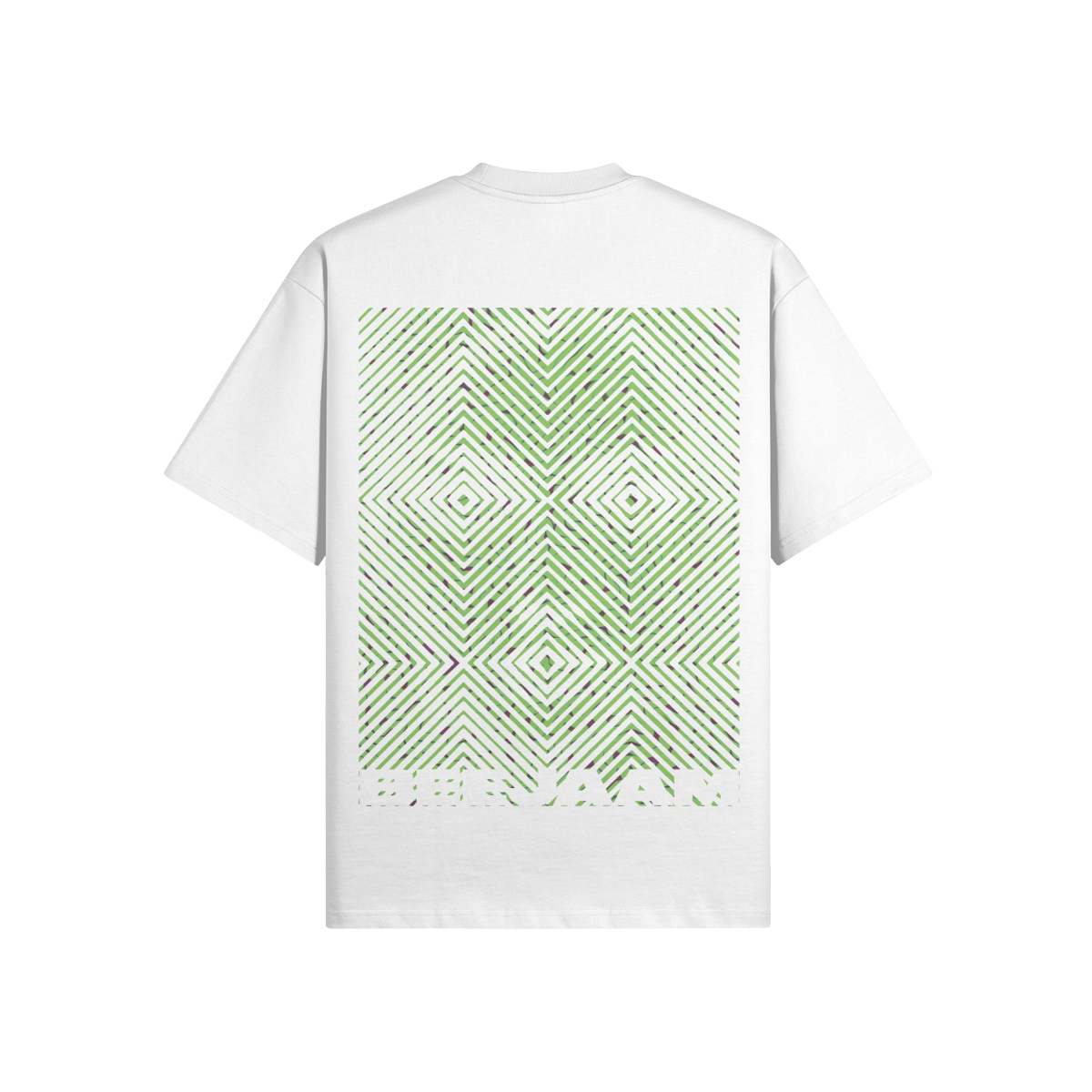 N°2029 | CARRÉS VIVANTS | UNISEXE | T-SHIRT SURDIMENSIONNÉ | ÉDITION LIMITÉE