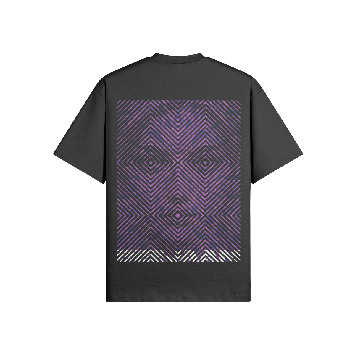 N°2028 | CARRÉS VIVANTS | UNISEXE | T-SHIRT SURDIMENSIONNÉ | ÉDITION LIMITÉE