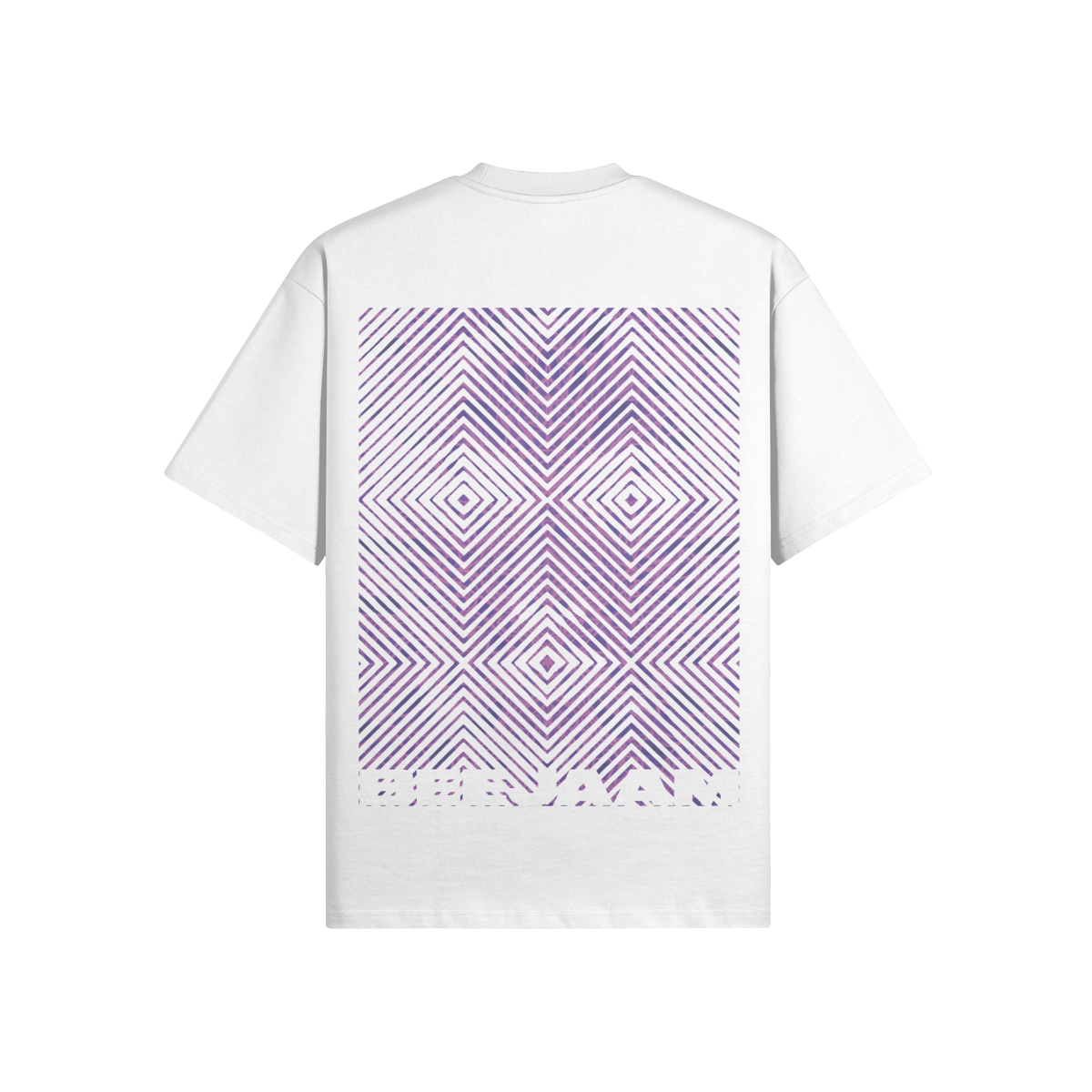 N°2028 | CARRÉS VIVANTS | UNISEXE | T-SHIRT SURDIMENSIONNÉ | ÉDITION LIMITÉE