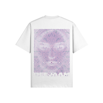 N°2028 | CARRÉS VIVANTS | UNISEXE | T-SHIRT SURDIMENSIONNÉ | ÉDITION LIMITÉE