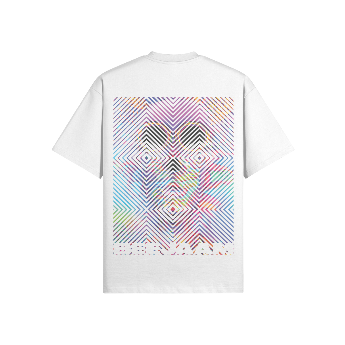 N°2025 | CARRÉS VIVANTS | UNISEXE | T-SHIRT SURDIMENSIONNÉ | ÉDITION LIMITÉE