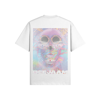 N°2025 | CARRÉS VIVANTS | UNISEXE | T-SHIRT SURDIMENSIONNÉ | ÉDITION LIMITÉE