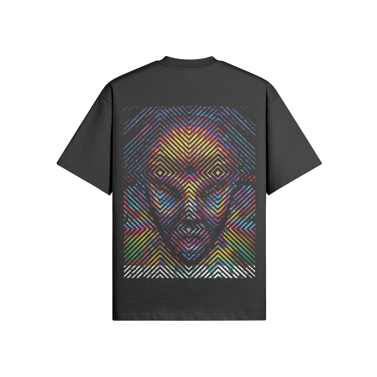N°2026 | CARRÉS VIVANTS | UNISEXE | T-SHIRT SURDIMENSIONNÉ | ÉDITION LIMITÉE