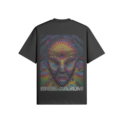 N°2026 | CARRÉS VIVANTS | UNISEXE | T-SHIRT SURDIMENSIONNÉ | ÉDITION LIMITÉE
