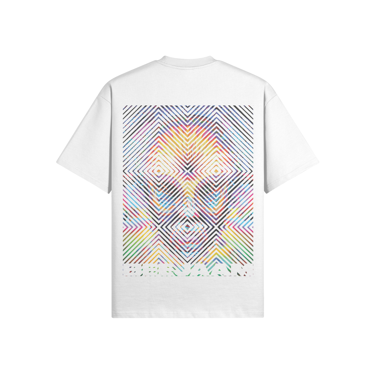 N°2026 | CARRÉS VIVANTS | UNISEXE | T-SHIRT SURDIMENSIONNÉ | ÉDITION LIMITÉE