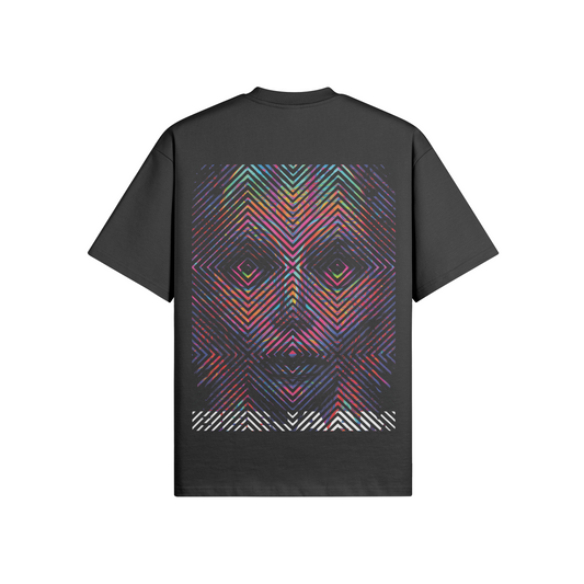 N°2024 | CARRÉS VIVANTS | UNISEXE | T-SHIRT SURDIMENSIONNÉ | ÉDITION LIMITÉE