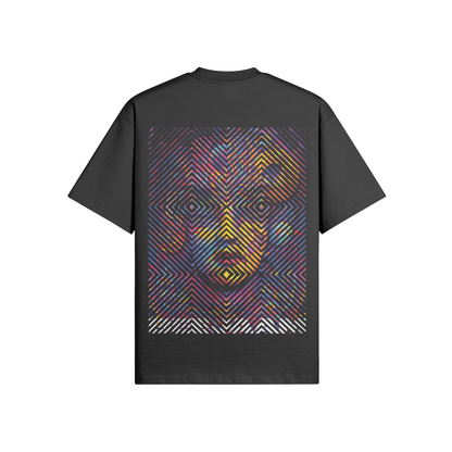 N°2015 | CARRÉS VIVANTS | UNISEXE | T-SHIRT SURDIMENSIONNÉ | ÉDITION LIMITÉE