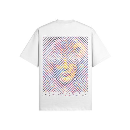 N°2015 | CARRÉS VIVANTS | UNISEXE | T-SHIRT SURDIMENSIONNÉ | ÉDITION LIMITÉE