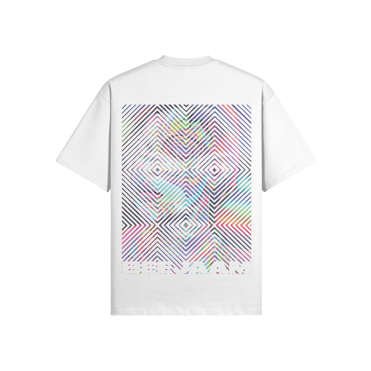 N°2014 | CARRÉS VIVANTS | UNISEXE | T-SHIRT SURDIMENSIONNÉ | ÉDITION LIMITÉE