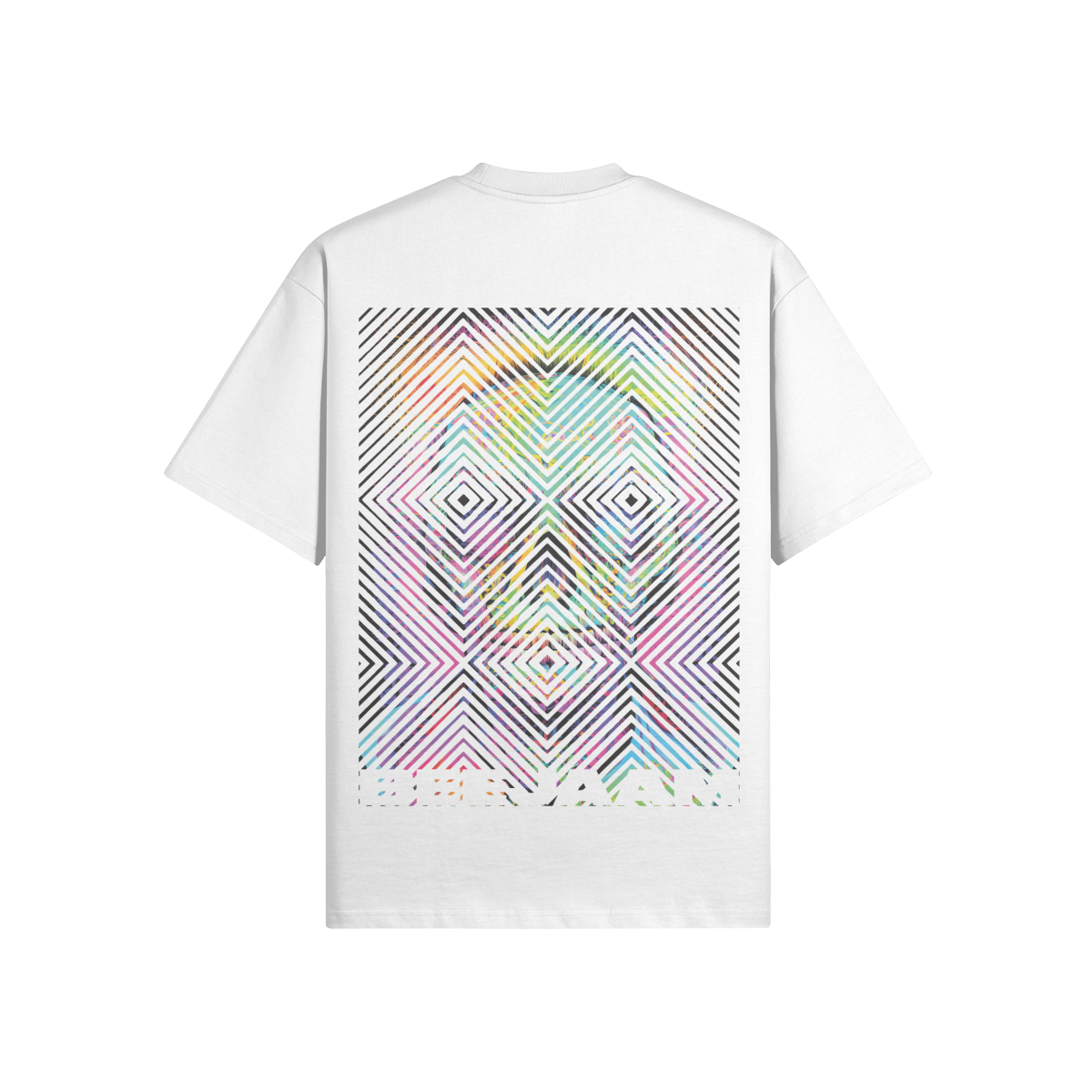 N°2011 | CARRÉS VIVANTS | UNISEXE | T-SHIRT SURDIMENSIONNÉ | ÉDITION LIMITÉE