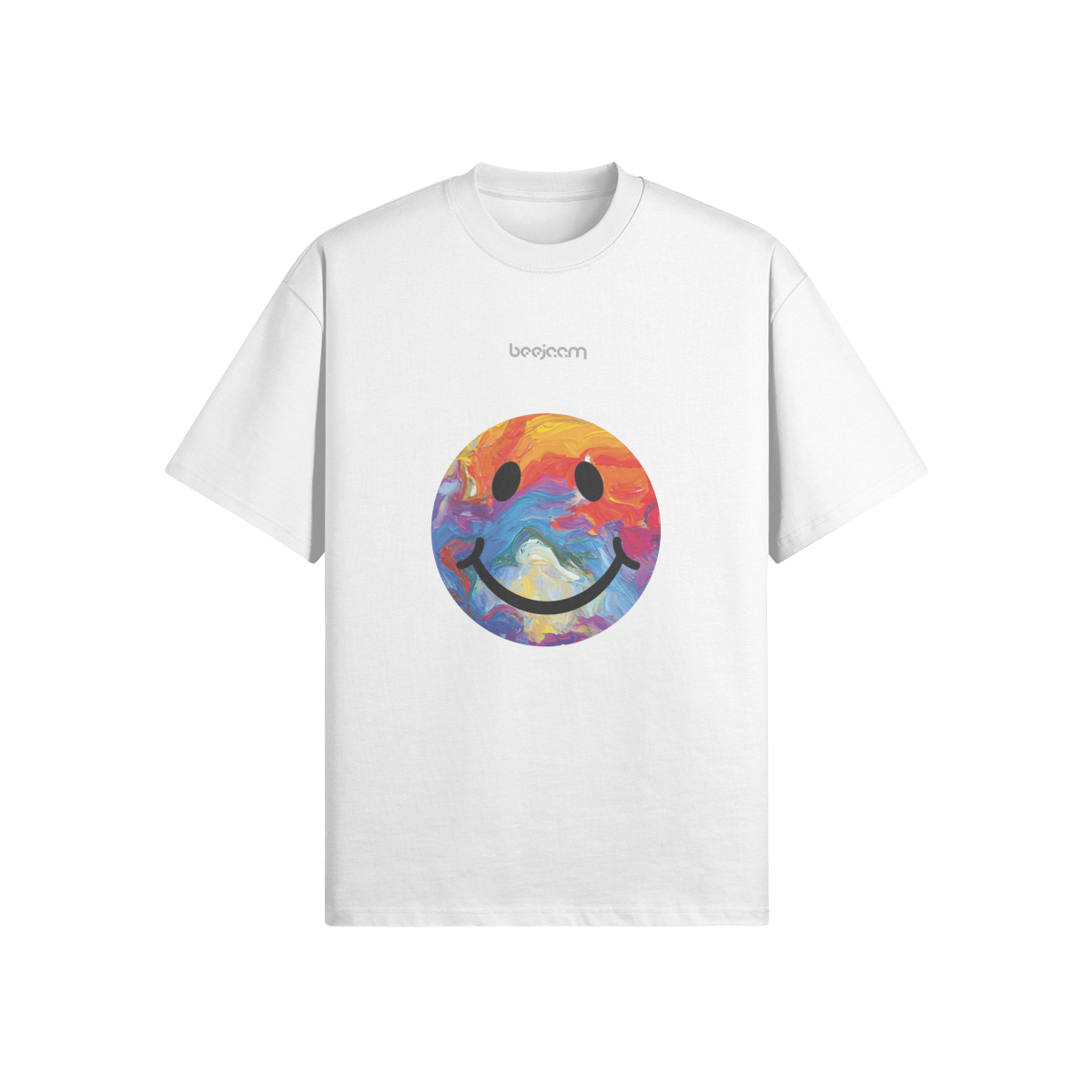 N°1013 | LE POUVOIR DU SOURIRE | T-SHIRT SURDIMENSIONNÉ | UNISEXE