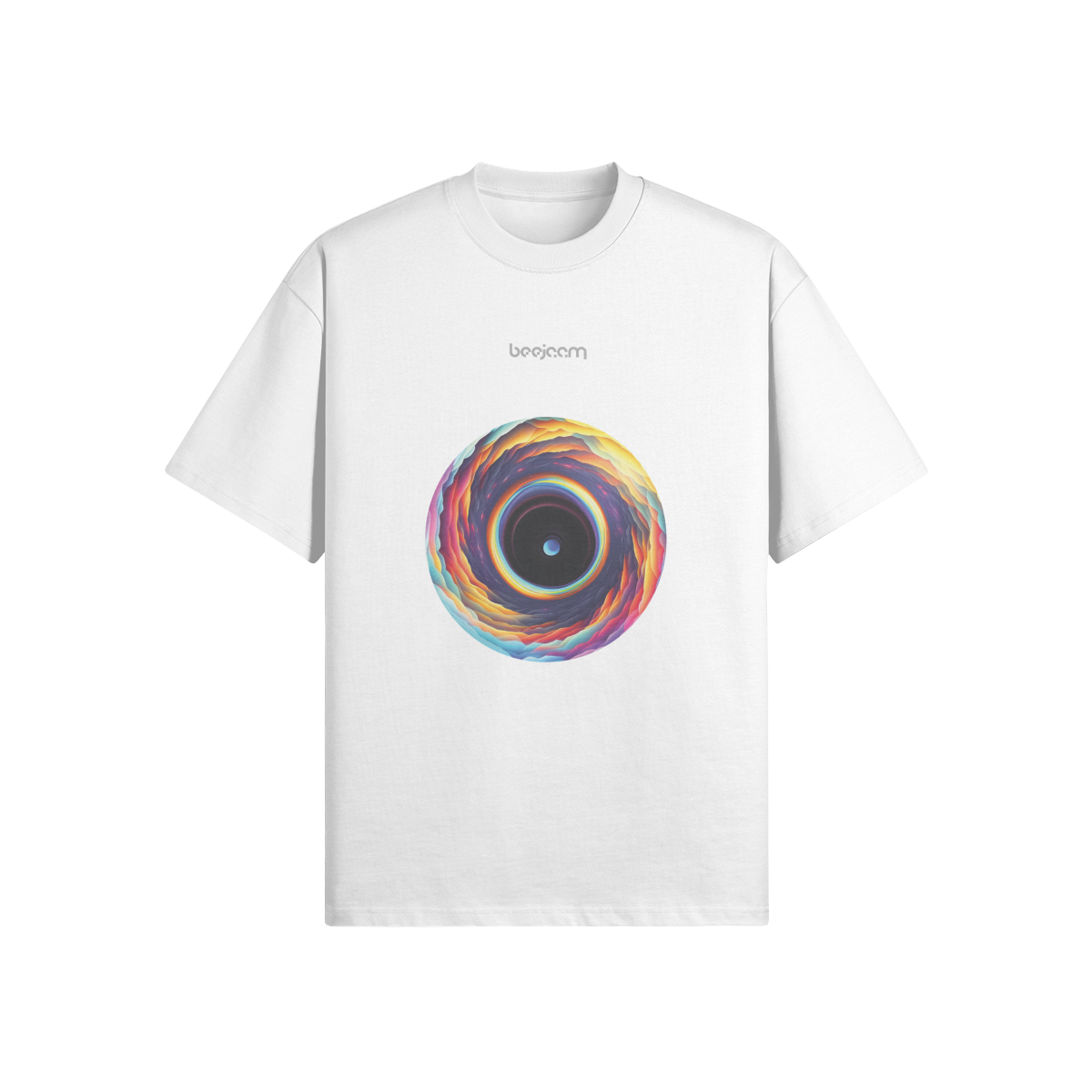 N°6002 | CERCLE D'AURA | T-SHIRT SURDIMENSIONNÉ | UNISEXE | ÉDITION LIMITÉE