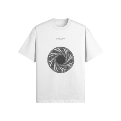 N°6005 | CERCLE D'AURA | T-SHIRT SURDIMENSIONNÉ | UNISEXE | ÉDITION LIMITÉE