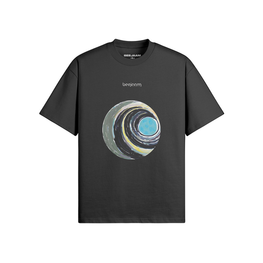 No.6024 | CERCLE D'AURA | T-SHIRT SURDIMENSIONNÉ | UNISEXE | ÉDITION LIMITÉE