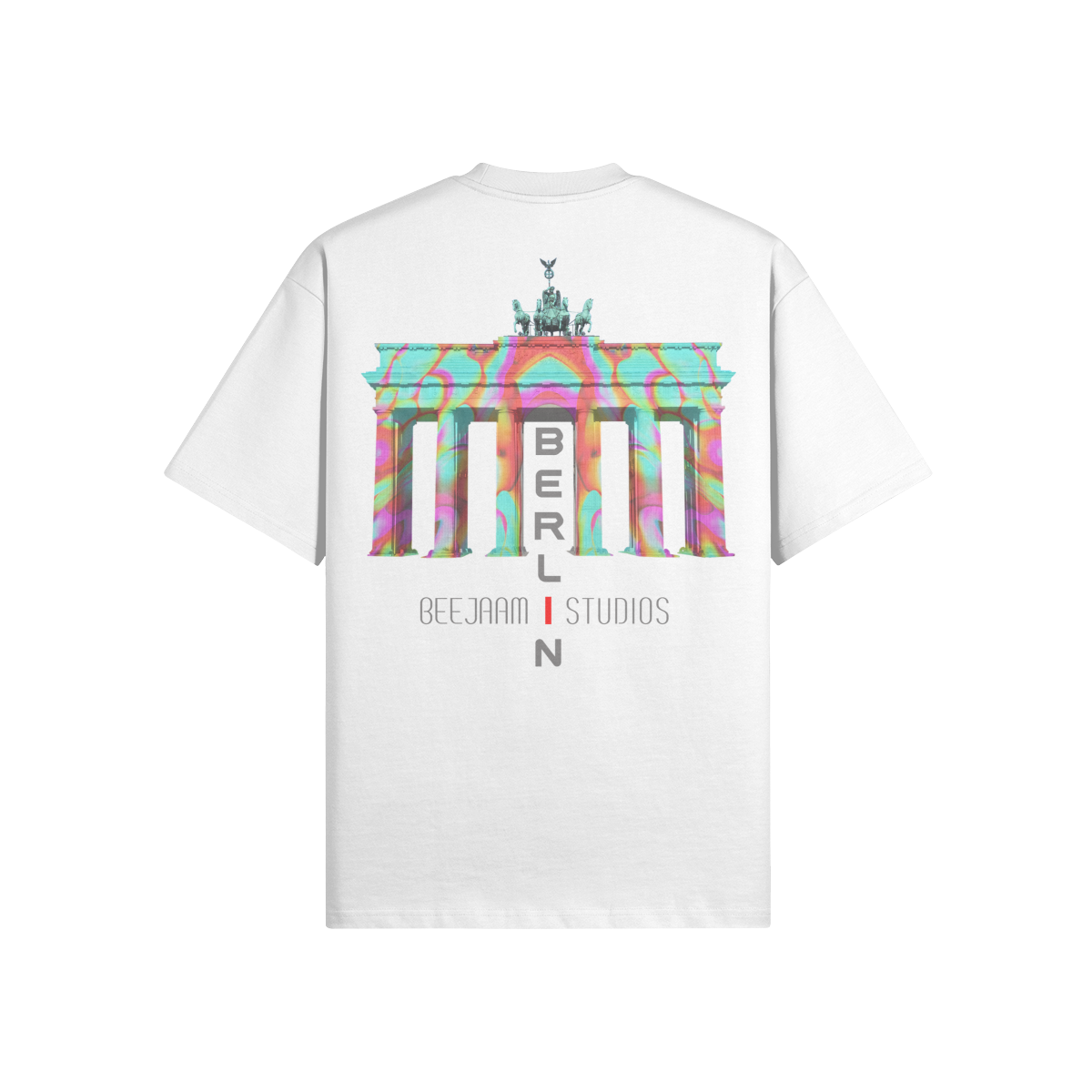 Nr. 7008 | DIE LICHTER DES BRANDENBURGER TOR | ÜBERGRÖSSE T-SHIRT | UNISEX | LIMITIERTE AUFLAGE