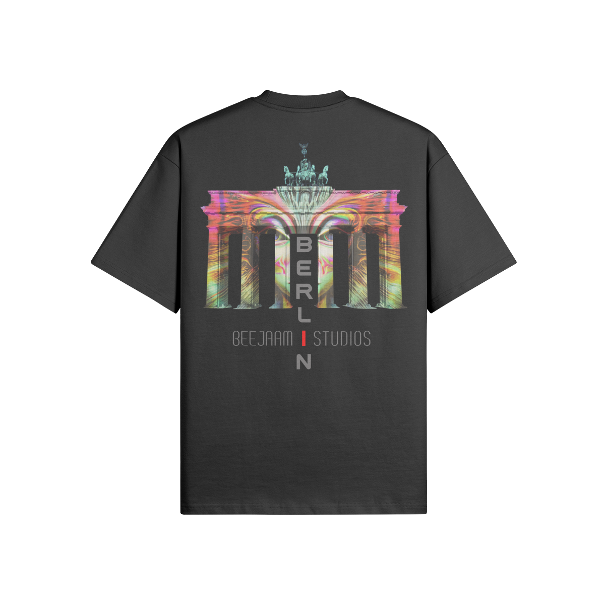 No.7009 | THE LIGHTS OF BRANDENBURG GATE | OVERSIZED TEE | UNISEX | LIMITED EDITION